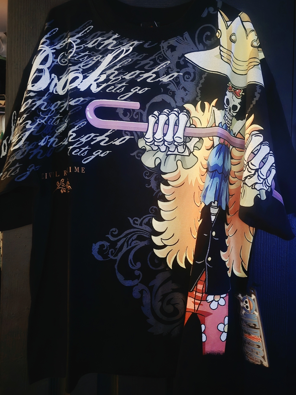 Sold out Civil Regime OVERSIZED One Piece Soul King Anime shirt size xl